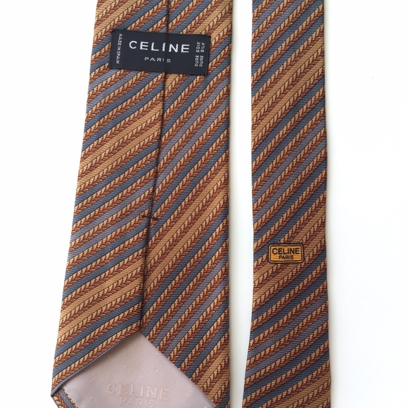 Celine Paris Silk Tie - Picture 2 of 3